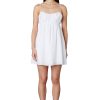 Inez Dress in White Front View