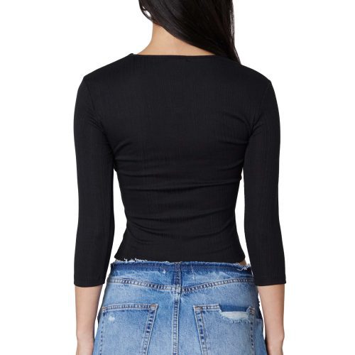 Carmen Tee in Black Back View