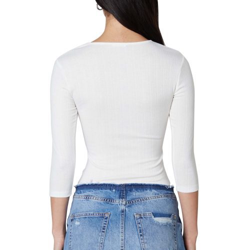 Carmen Tee in White Back View